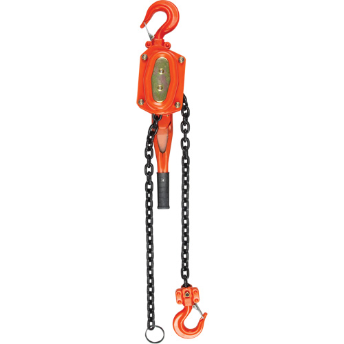 Lever Hoist, 5' Lift, 1500 lbs. (0.75 tons) Capacity, Alloy Steel Chain Moffatt Supply & Specialties