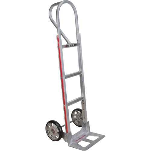 Knocked Down Hand Truck, P-Handle Handle, Aluminum, 52" Height, 500 lbs. Capacity Moffatt Supply & Specialties