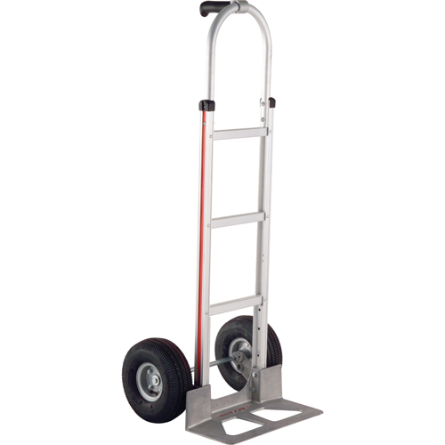Knocked Down Hand Truck, Single Grip Handle, Aluminum, 52" Height, 500 lbs. Capacity Moffatt Supply & Specialties