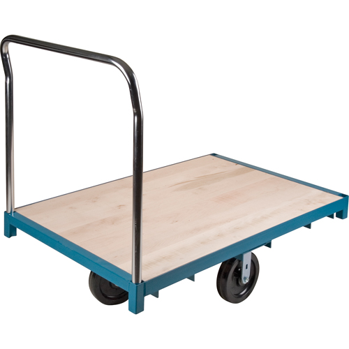 Heavy-Duty Platform Truck, 60" L x 30" W, 2500 lbs. Capacity, Nylon Casters Moffatt Supply & Specialties