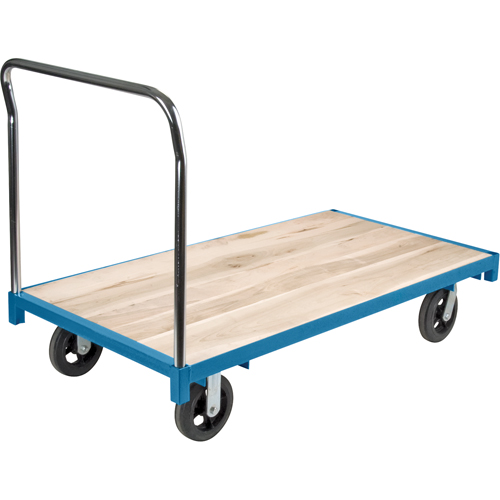 Heavy-Duty Platform Truck, 60" L x 30" W, 2000 lbs. Capacity, Rubber Casters Moffatt Supply & Specialties