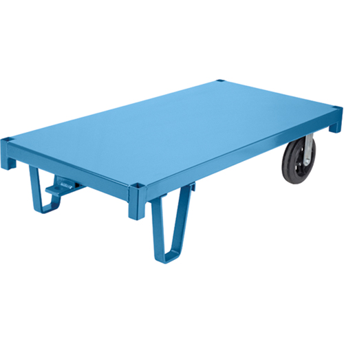 Plateformes sp&eacute;cialis&eacute;es - Plateformes semi-mobiles, 48" lo x 24" la x Capacit&eacute; 2000 lb, Roues en Caoutchouc Moffatt Supply & Specialties