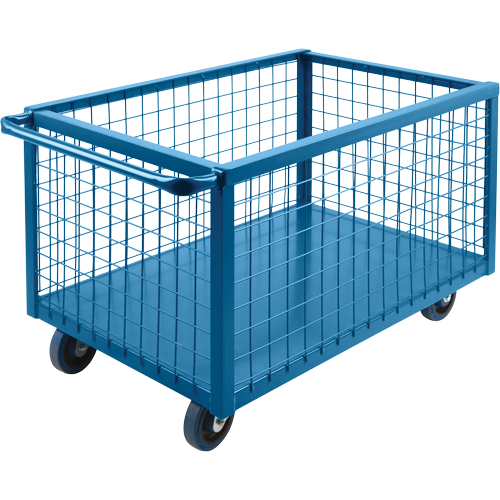 Caisson en treillis m&eacute;tallique, Acier, 51" lo x 24" la x 31,5" h, Volume 16 pi³, Capacit&eacute; 1200 lb Moffatt Supply & Specialties