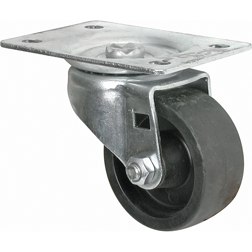 Roulette &agrave; usage l&eacute;ger, Pivotant, 2-1/2" (63,5 mm), Polyol&eacute;fine, 200 lb (91 kg) Moffatt Supply & Specialties