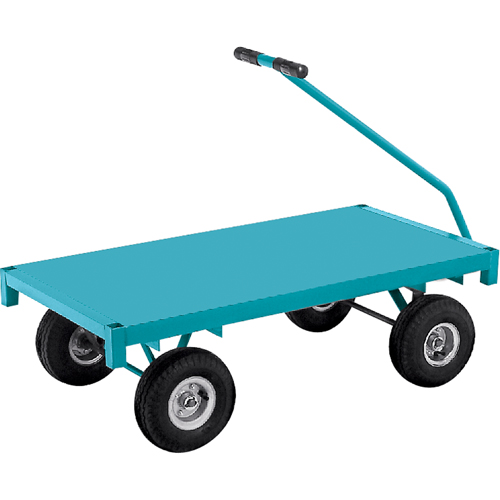 Platform Trucks - Ergonomic Platform Wagon Trucks, 24" W x 48" L, 1000 lbs. Capacity Moffatt Supply & Specialties