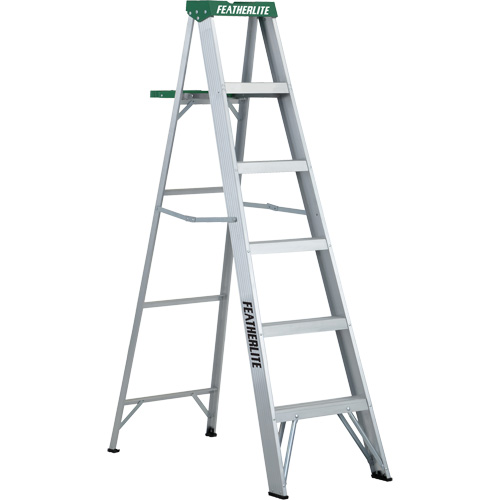 Escabeaux commerciaux (s&eacute;rie 2400), 7', Aluminium, Capacit&eacute; 225 lb, Type 2 Moffatt Supply & Specialties