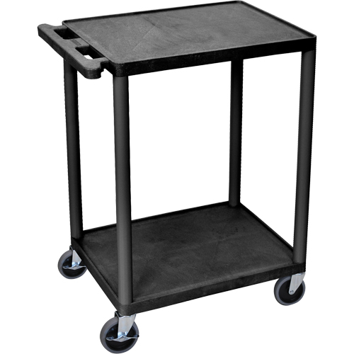Chariot utilitaire, 2 tiers, 18" x 33" x 24", Capacit&eacute; 400 lb Moffatt Supply & Specialties
