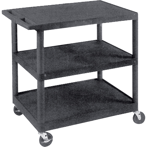 Utility Cart, 3 Tiers, 18" x 34" x 24", 400 lbs. Capacity Moffatt Supply & Specialties