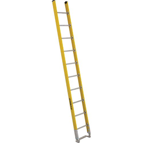 Single Section Straight Ladder - 6100 Series, 10', Fibreglass, 375 lbs., CSA Grade 1AA Moffatt Supply & Specialties