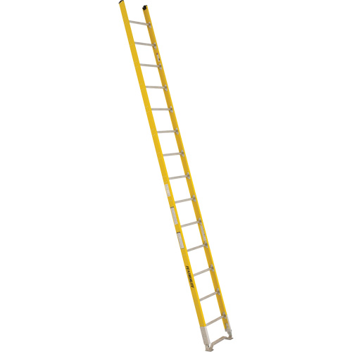 Single Section Straight Ladder - 6100 Series, 14', Fibreglass, 375 lbs., CSA Grade 1AA Moffatt Supply & Specialties