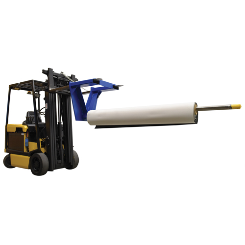 Forklift Carpet Boom, 144-1/2" Length, Fork Mount, 1800 lbs. Capacity Moffatt Supply & Specialties