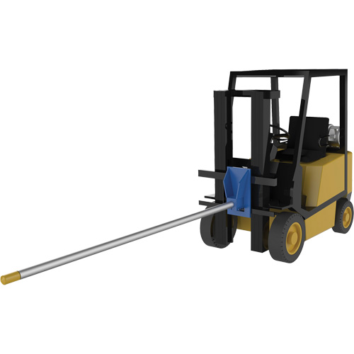 Forklift Carpet Boom, 108-1/2" Length, Carriage Mount, 2500 lbs. Capacity Moffatt Supply & Specialties