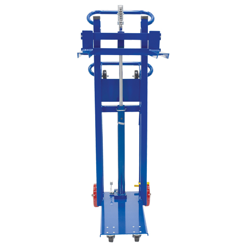 Platform Lift Stacker, Foot Pump Operated, 750 lbs. Capacity, 52" Max Lift Moffatt Supply & Specialties
