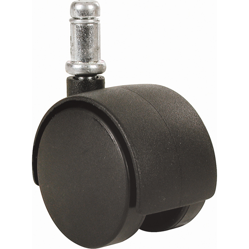 Twin Wheel Caster (300/400 Series), Swivel with Brake, 2" (51 mm) Dia., 75 lbs. (34 kg.) Capacity Moffatt Supply & Specialties