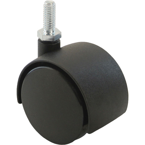 Twin Wheel Caster (300/400 Series), Swivel, 2" (51 mm) Dia., 75 lbs. (34 kg.) Capacity Moffatt Supply & Specialties