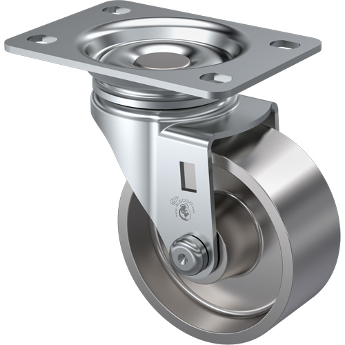 Roulette &agrave; usage l&eacute;ger, Pivotant, 3" (76 mm), Acier, 250 lb (113 kg) Moffatt Supply & Specialties