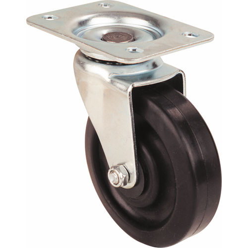 Light-Duty Caster, Swivel, 5" (127 mm), Polyolefin, 250 lbs. (113 kg.) Moffatt Supply & Specialties