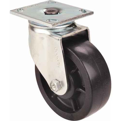 Heavy-Duty EMaxx Kingpin Caster, Rigid, 6" (152.4 mm), Cast Iron, 1200 lbs. (544.3 kg.) Moffatt Supply & Specialties