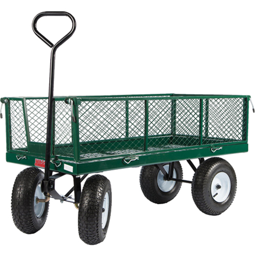 Wagons With Fold-Down Racks, 24" W x 48" L, 800 lbs. Capacity Moffatt Supply & Specialties