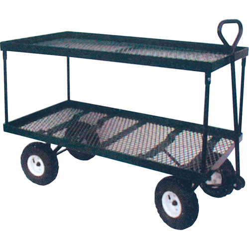 Double Deck Wagon, 24" W x 48" L, 600 lbs. Capacity Moffatt Supply & Specialties