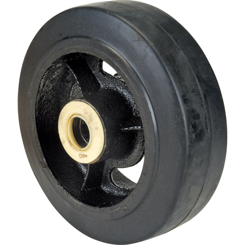 Roues en caoutchouc, 6" (152 mm) dia. x 2" (51 mm) la, Capacit&eacute; de 550 lb (249 kg) Moffatt Supply & Specialties