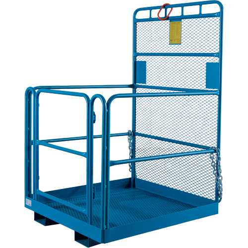 Nacelle &eacute;l&eacute;vatrice pour travail en hauteur, 48" x 48" x 72" h, Capacit&eacute; de 1000 lb, Acier Moffatt Supply & Specialties