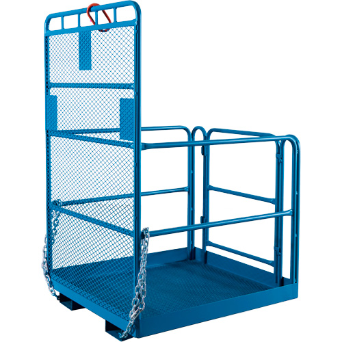 Nacelle &eacute;l&eacute;vatrice pour travail en hauteur, 48" x 48" x 72" h, Capacit&eacute; de 1000 lb, Acier Moffatt Supply & Specialties