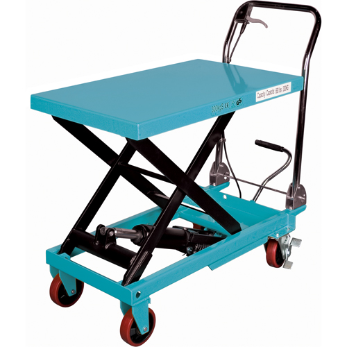 Heavy-Duty Hydraulic Scissor Lift Table, 32" L x 19-3/4" W, Steel, 1100 lbs. Capacity Moffatt Supply & Specialties