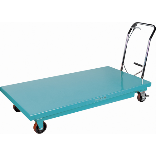 Table &eacute;l&eacute;vatrice robuste &agrave; ciseaux hydraulique, 63" lo x 31-7/8" la, Acier, Capacit&eacute; 1100 lb Moffatt Supply & Specialties