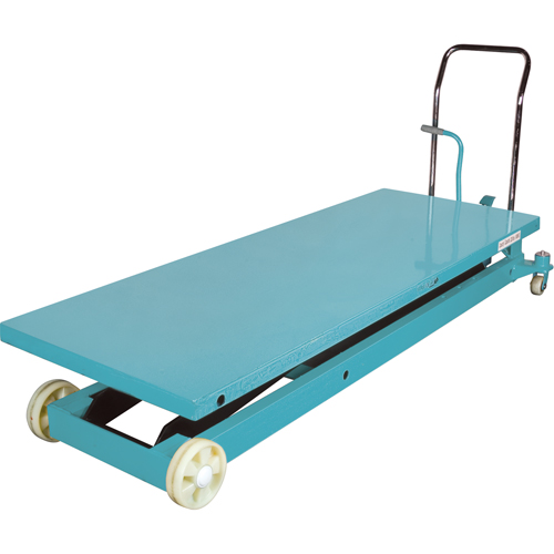 Heavy-Duty Hydraulic Scissor Lift Table, 80-1/8" L x 29-1/2" W, Steel, 2200 lbs. Capacity Moffatt Supply & Specialties