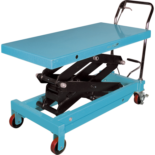 Heavy-Duty Hydraulic Scissor Lift Table, 48" L x 24" W, Steel, 1545 lbs. Capacity Moffatt Supply & Specialties