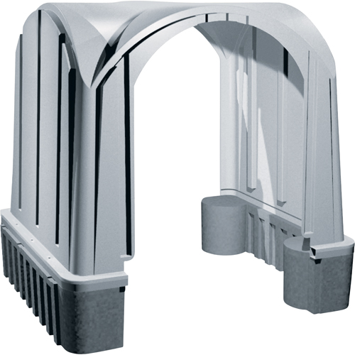 Abris en poly pour l'ext&eacute;rieur, 2 murs, 7' lo x 6' la x 7' h Moffatt Supply & Specialties