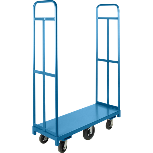Chariot &agrave; plateforme U-Boat, 48" lo x 18" la x Capacit&eacute; 1500 lb, Roues en Caoutchouc Moffatt Supply & Specialties