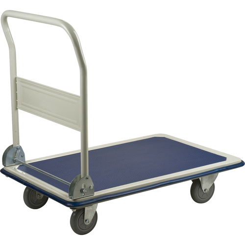 Folding Handle Platform Trucks, Steel, 400 lbs., 29" L x 19" W, 33" High Moffatt Supply & Specialties