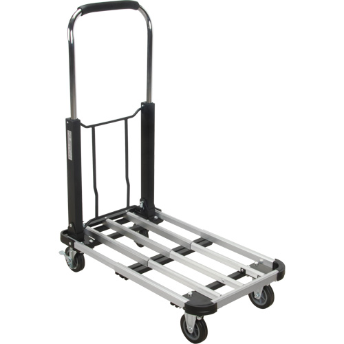 Foldable Platform Trucks, Aluminum, 300 lbs., 28" L x 16" W, 32" High Moffatt Supply & Specialties