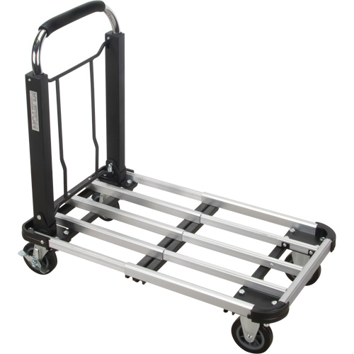 Foldable Platform Trucks, Aluminum, 300 lbs., 28" L x 16" W, 32" High Moffatt Supply & Specialties