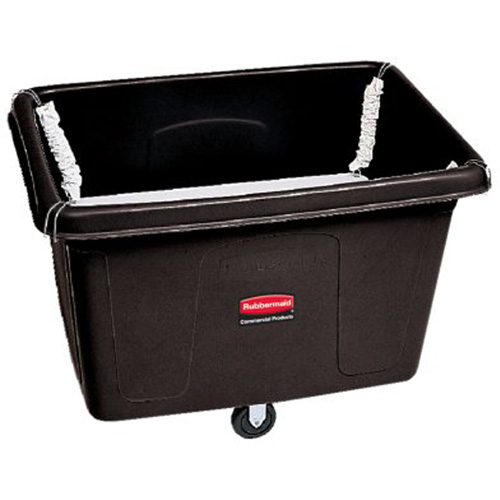 Cube Truck with Spring Platform, Polyethylene, 44-1/16" L x 31" W x 32-1/2" H, 14 cu.ft. Volume, 500 lbs. Capacity Moffatt Supply & Specialties