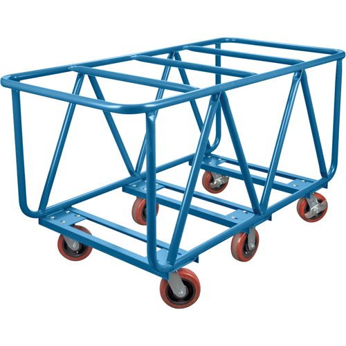 Flat Bed Lumber Cart, 60" x 30" x 33", 2500 lbs. Capacity Moffatt Supply & Specialties
