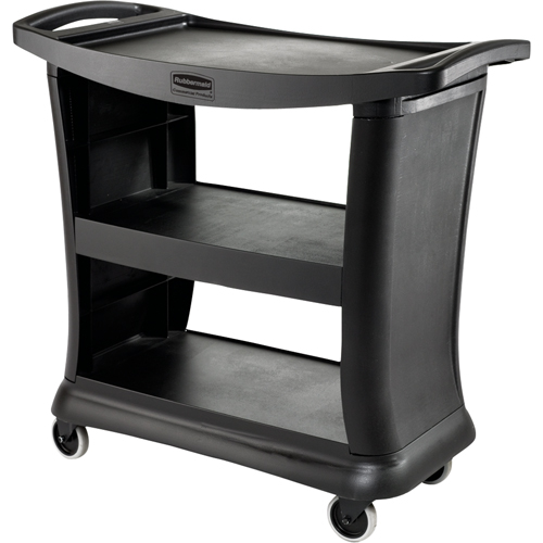 Executive Service Cart, 3 Tiers, 20" x 38" x 39", 300 lbs. Capacity Moffatt Supply & Specialties