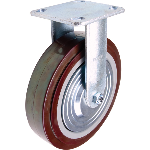 Caster, Rigid, 8" (203.2 mm), Polyurethane, 1000 lbs. (453.6 kg.) Moffatt Supply & Specialties
