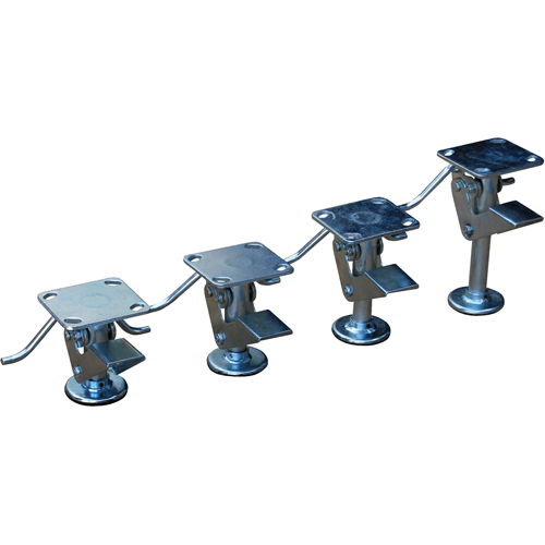 Verrous de plancher - Usage r&eacute;gulier, 7-23/32" Hauteur rallong&eacute;e, 6-3/4" Hauteur r&eacute;tract&eacute;e, Galvanis&eacute; Moffatt Supply & Specialties