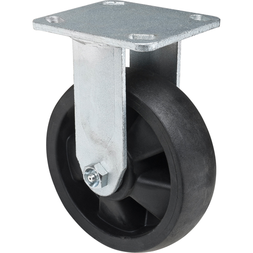 Hi-Temp Caster, Rigid, 6" (152.4 mm), Nylon, 880 lbs. (399 kg.) Moffatt Supply & Specialties