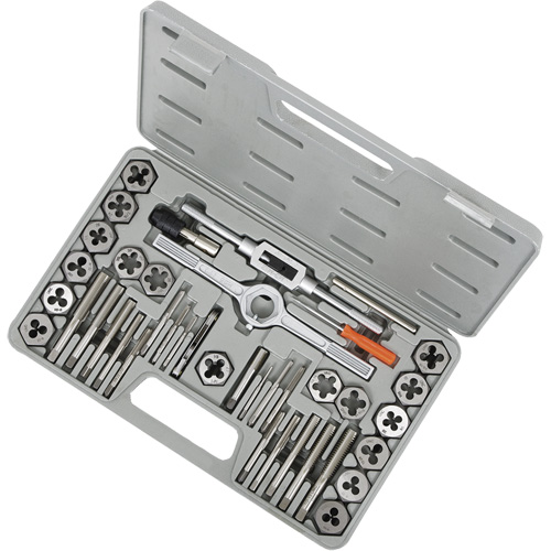 Jeu de taraud & fili&egrave;re SAE en acier rapide TD40H, 40 Morcea Moffatt Supply & Specialties