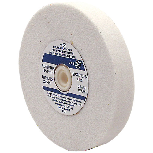 Meule pour touret, 6" x 3/4", Arbre de 1", Oxyde d'aluminium Moffatt Supply & Specialties