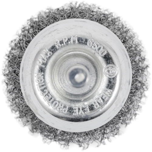 Shaft-Mounted Crimped Cup Brush Moffatt Supply & Specialties