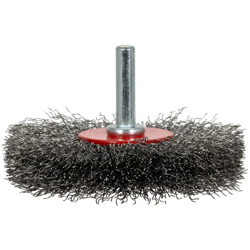 ER300-12 Shaft Mounted Crimped Radial Brush, 3", .012" Fill Moffatt Supply & Specialties