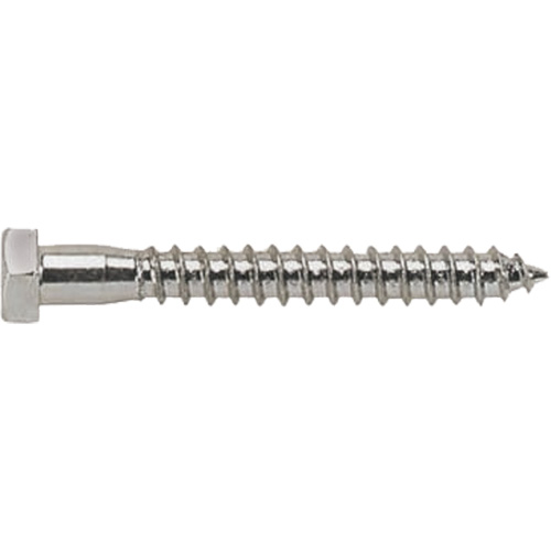 Lag Screw, 5/16" x 3-1/2" L, Zinc Plated Moffatt Supply & Specialties