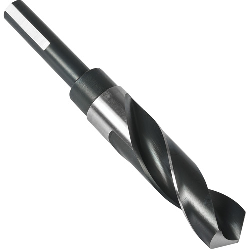 Foret raccourci 1/2" a/3 c&ocirc;t&eacute;s plats, 33/64", Acier rapide, Cannelure 3", Pointe de 118° Moffatt Supply & Specialties