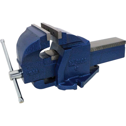 Cast Ductile Iron Bench Vise, 6" Jaw Width, 3-3/4" Throat Depth Moffatt Supply & Specialties