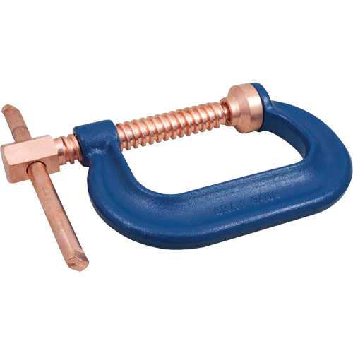 Heavy-Duty Forged C-Clamp, 10" (254 mm) Capacity, 5" (127 mm) Throat Depth Moffatt Supply & Specialties